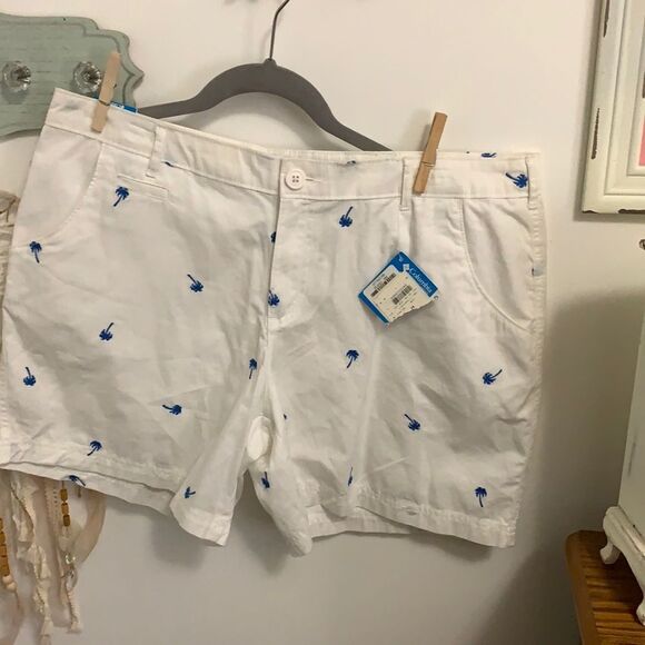 Columbia NWT white shorts size 14 - Picture 1 of 8